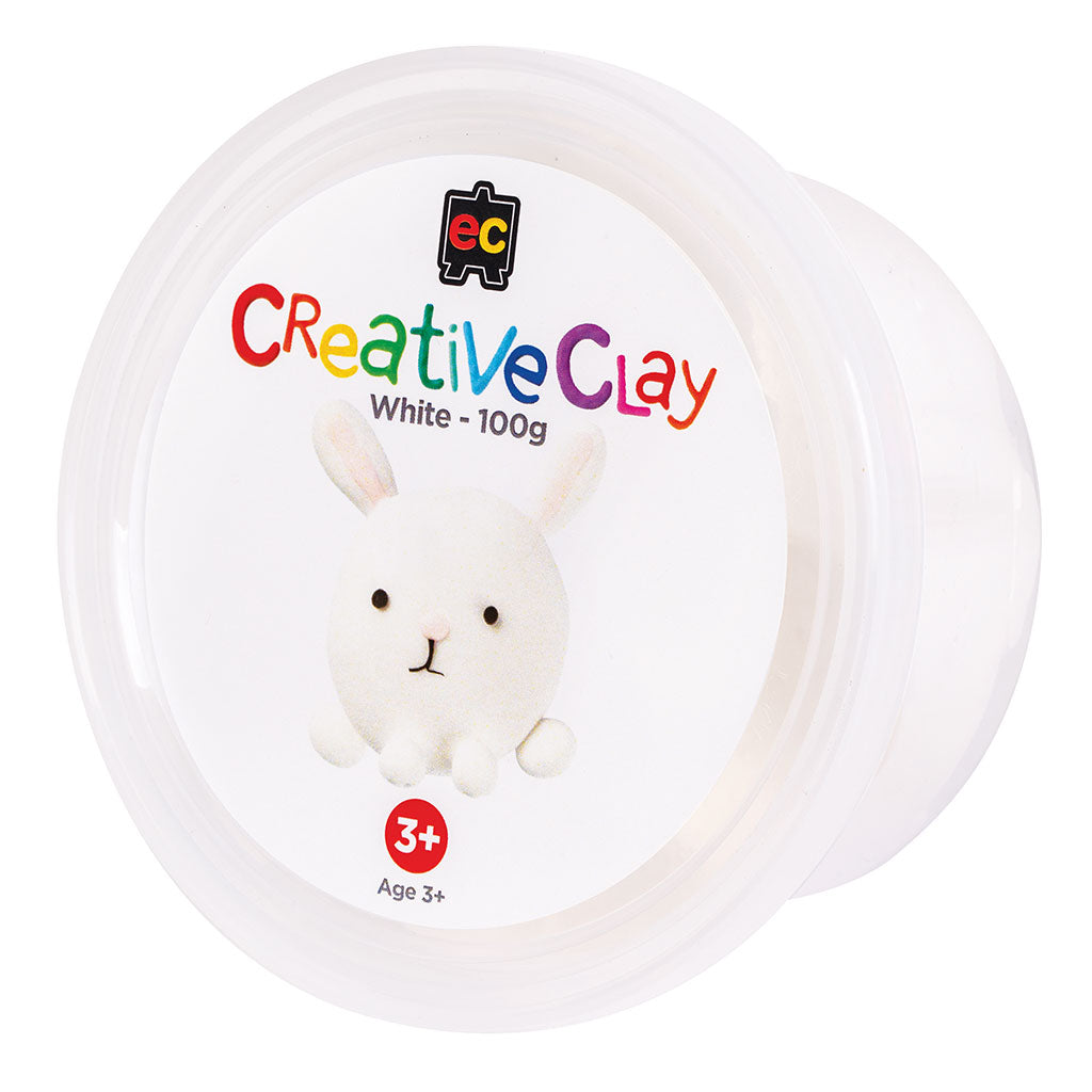 CreativeClay White - 100g - Educating Kids
