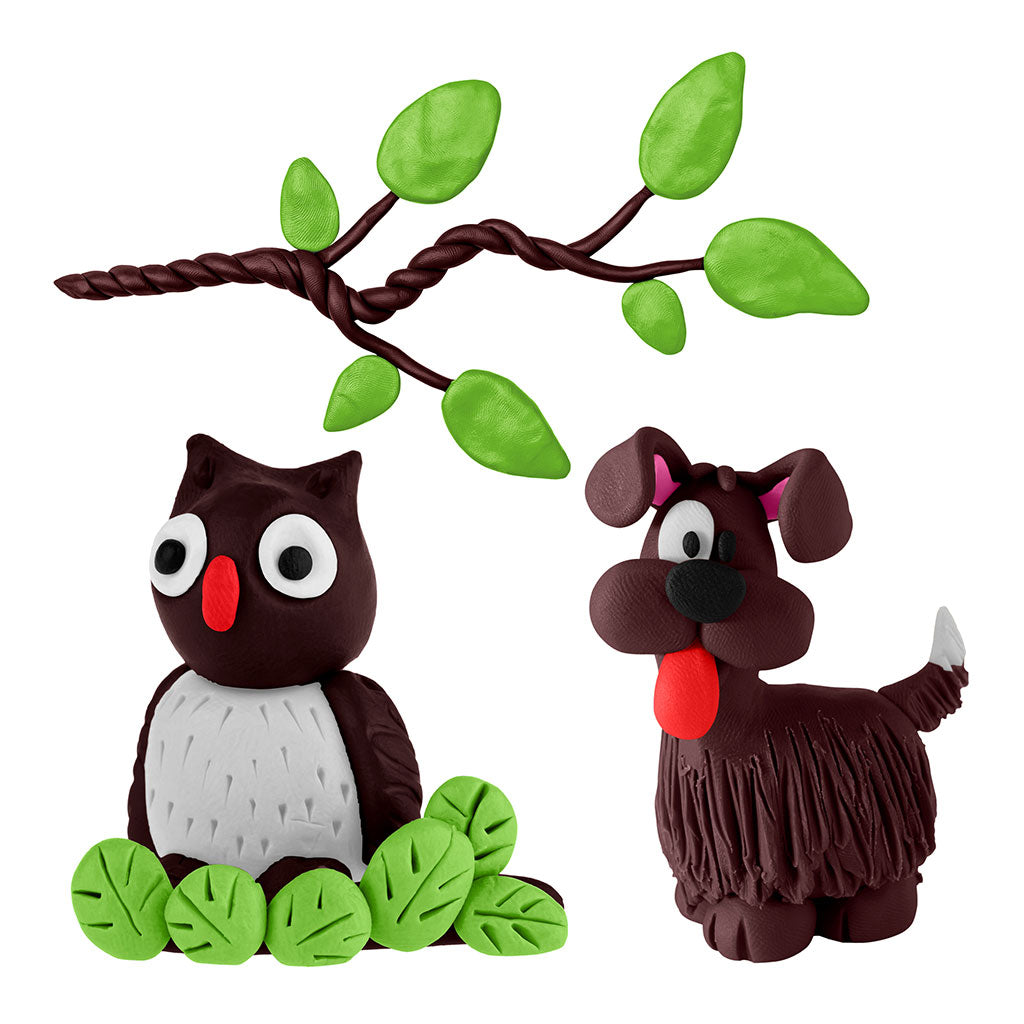 Modelling Clay Brown - 500g - Educating Kids