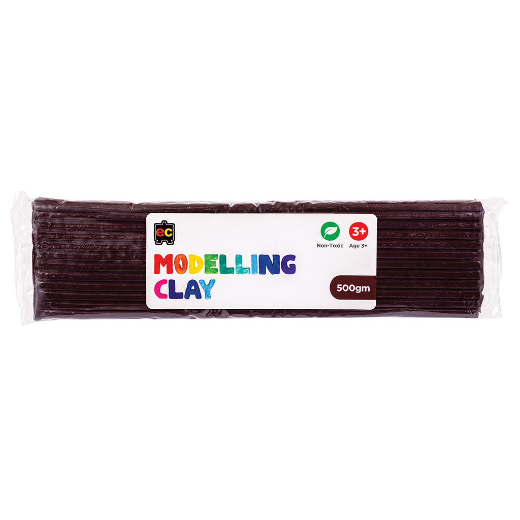 Modelling Clay Brown - 500g - Educating Kids