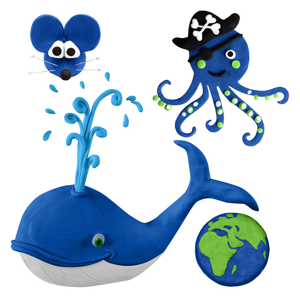 Modelling Clay Dark Blue - 500g - Educating Kids