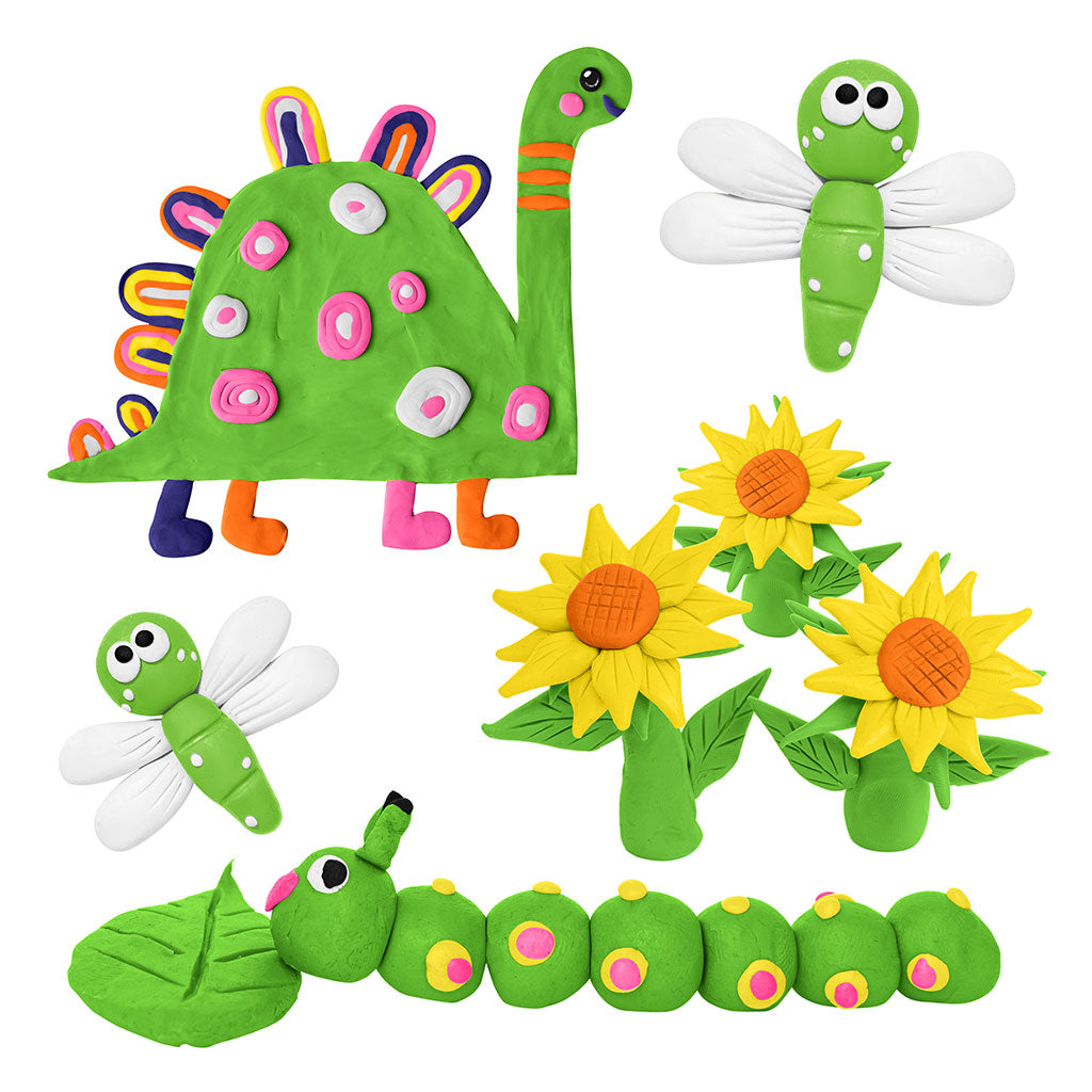 Modelling Clay Green - 500g - Educating Kids