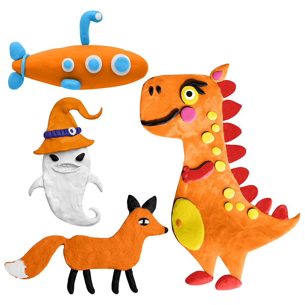 Modelling Clay Orange - 500g - Educating Kids