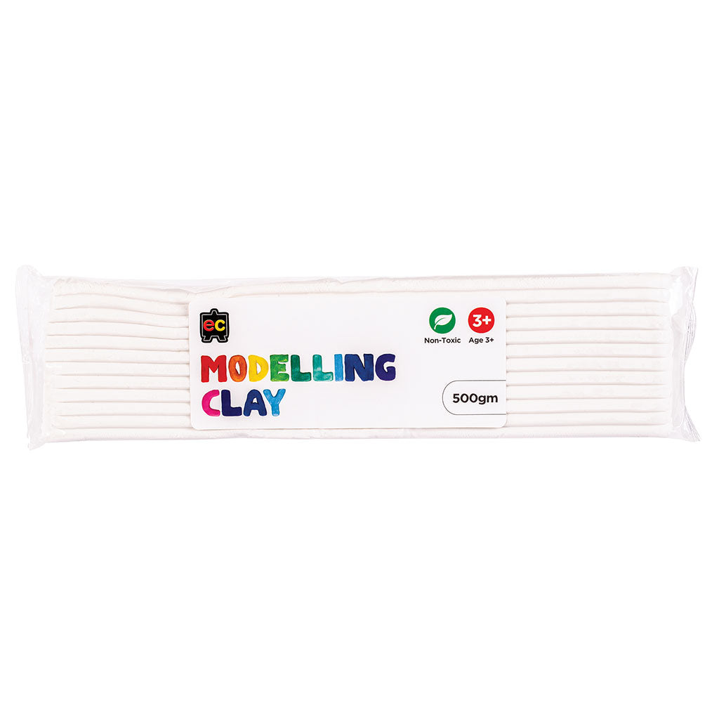 Modelling Clay White - 500g - Educating Kids
