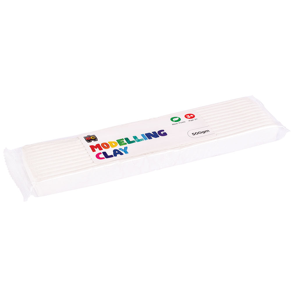Modelling Clay White - 500g - Educating Kids