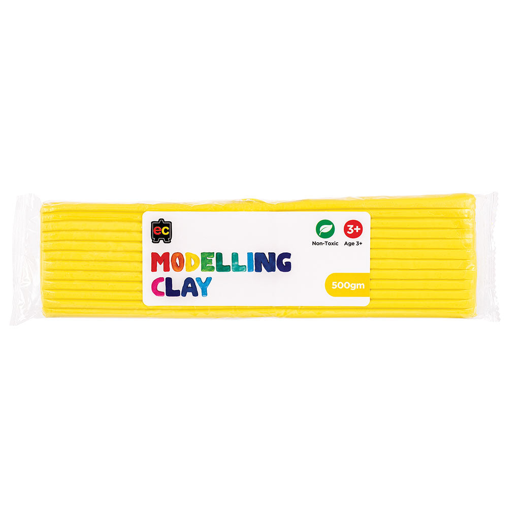 Modelling Clay Yellow - 500g - Educating Kids