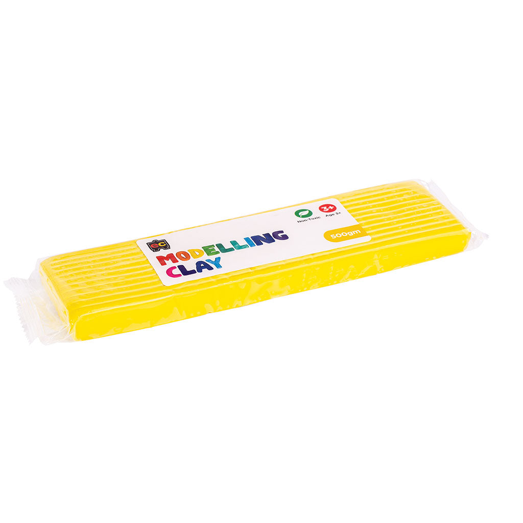 Modelling Clay Yellow - 500g - Educating Kids