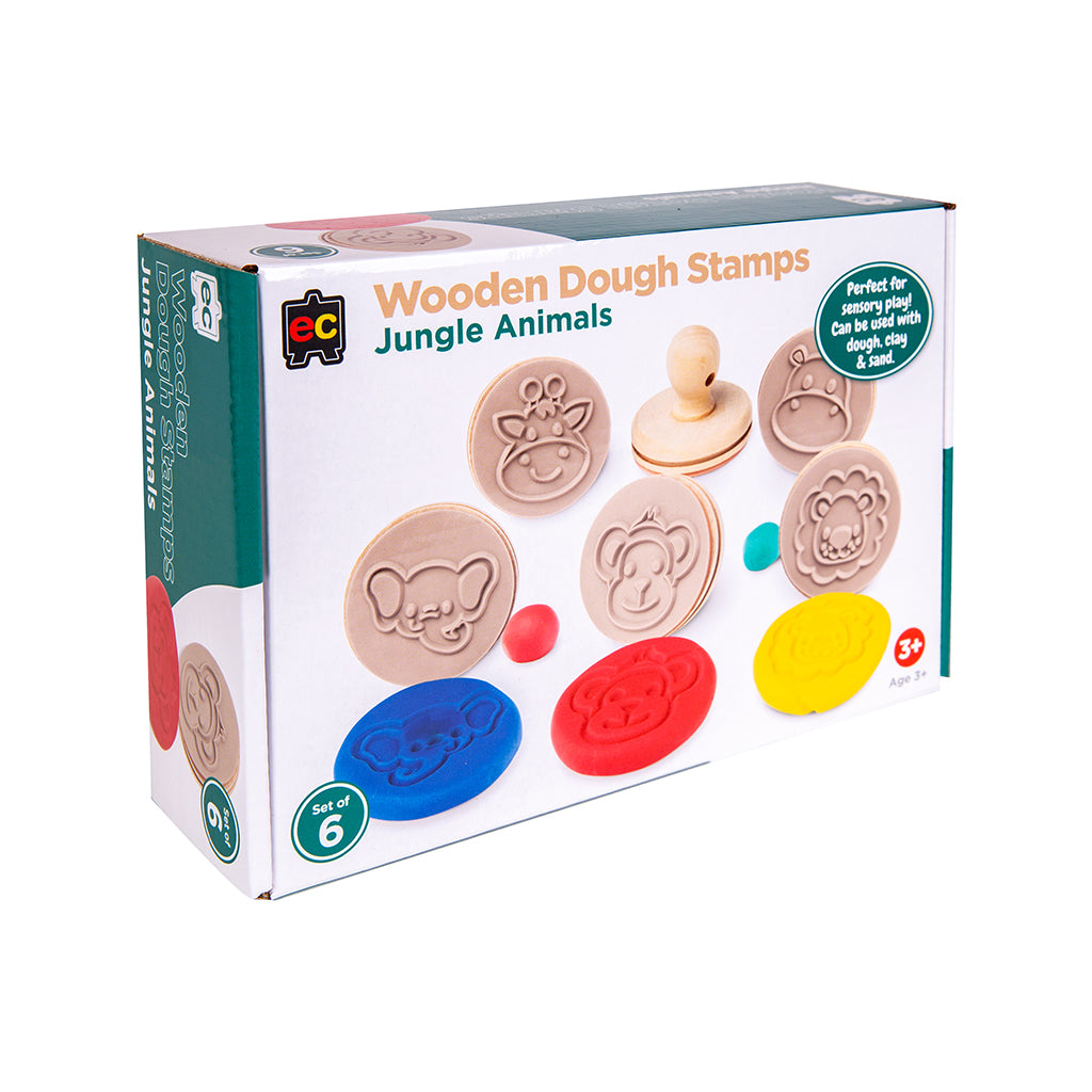 Wooden Dough Stamps - Jungle