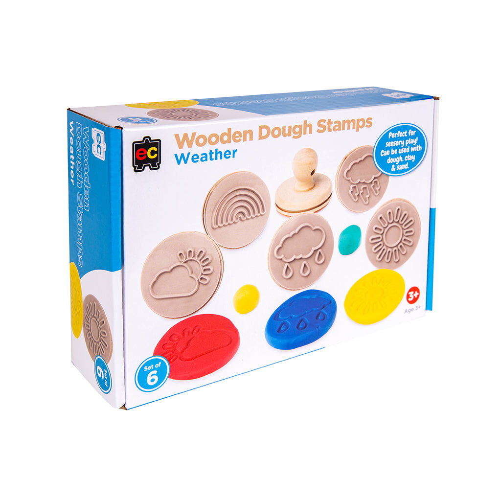 Wooden Dough Stamps - Weather