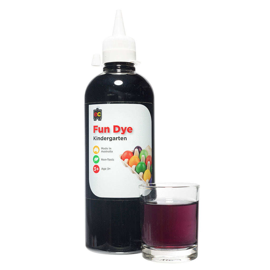 Kindergarten Fun Dye Black - 500ml - Educating Kids