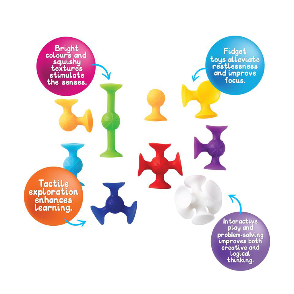 Suction Shapes - 20pc - Educating Kids