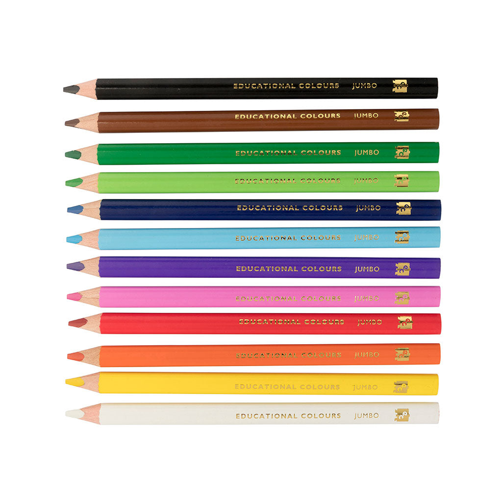 Jumbo Colouring Pencils Triangular - Pack of 120 - Educating Kids
