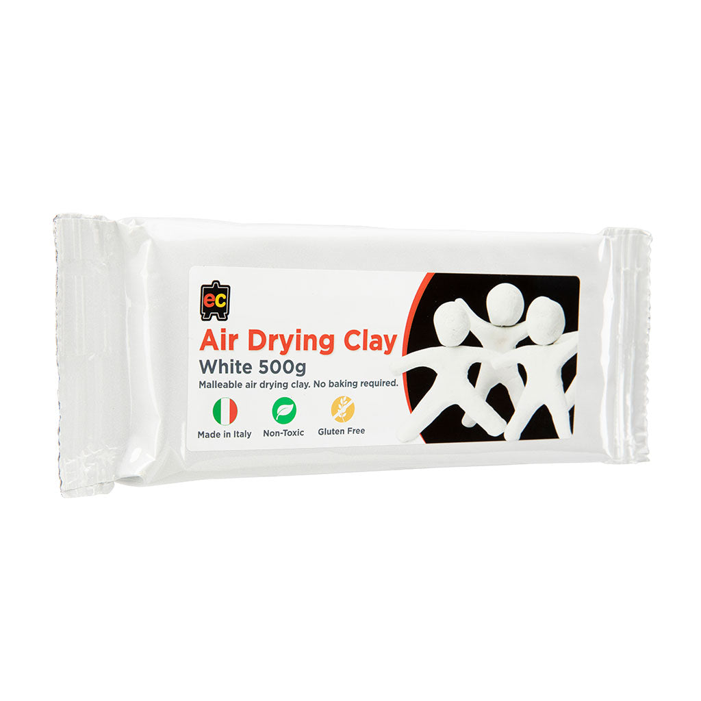 EC Air Drying Clay White - 500g - Educating Kids