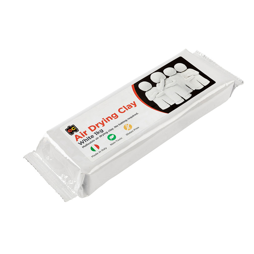 EC Air Drying Clay White - 1kg - Educating Kids
