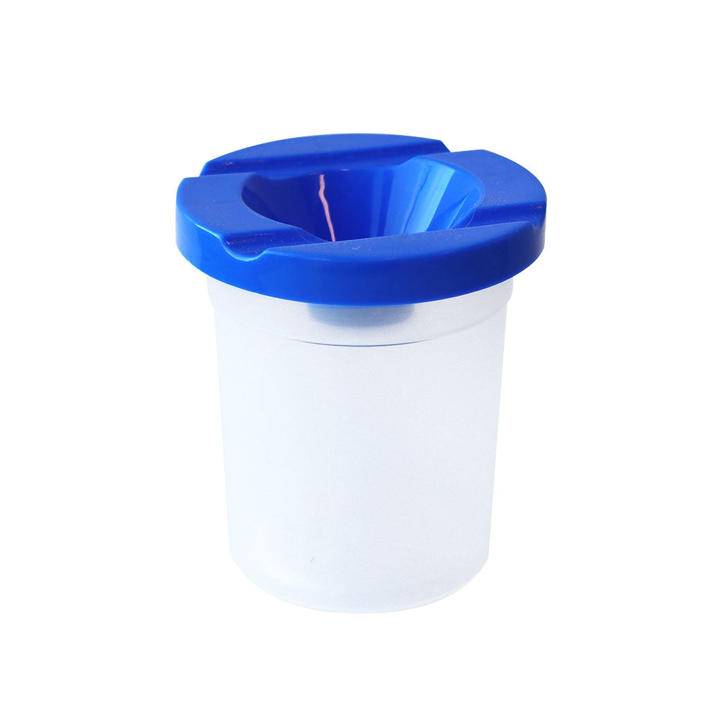 Paint Pot with Lid - Blue - Educating Kids