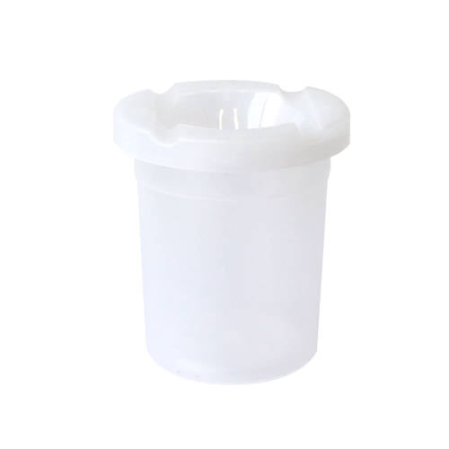 Paint Pot with Lid - Clear - Educating Kids