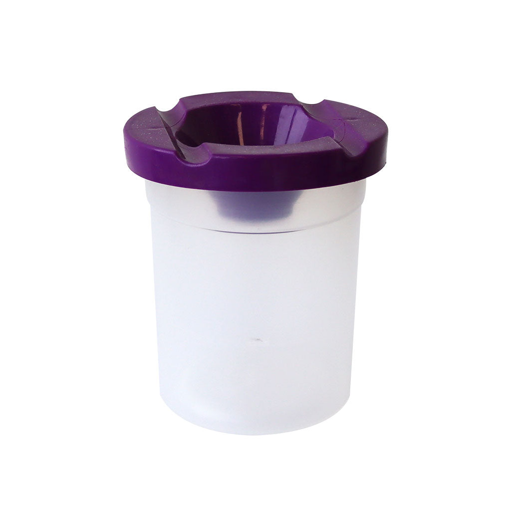 Paint Pot with Lid - Purple - Educating Kids