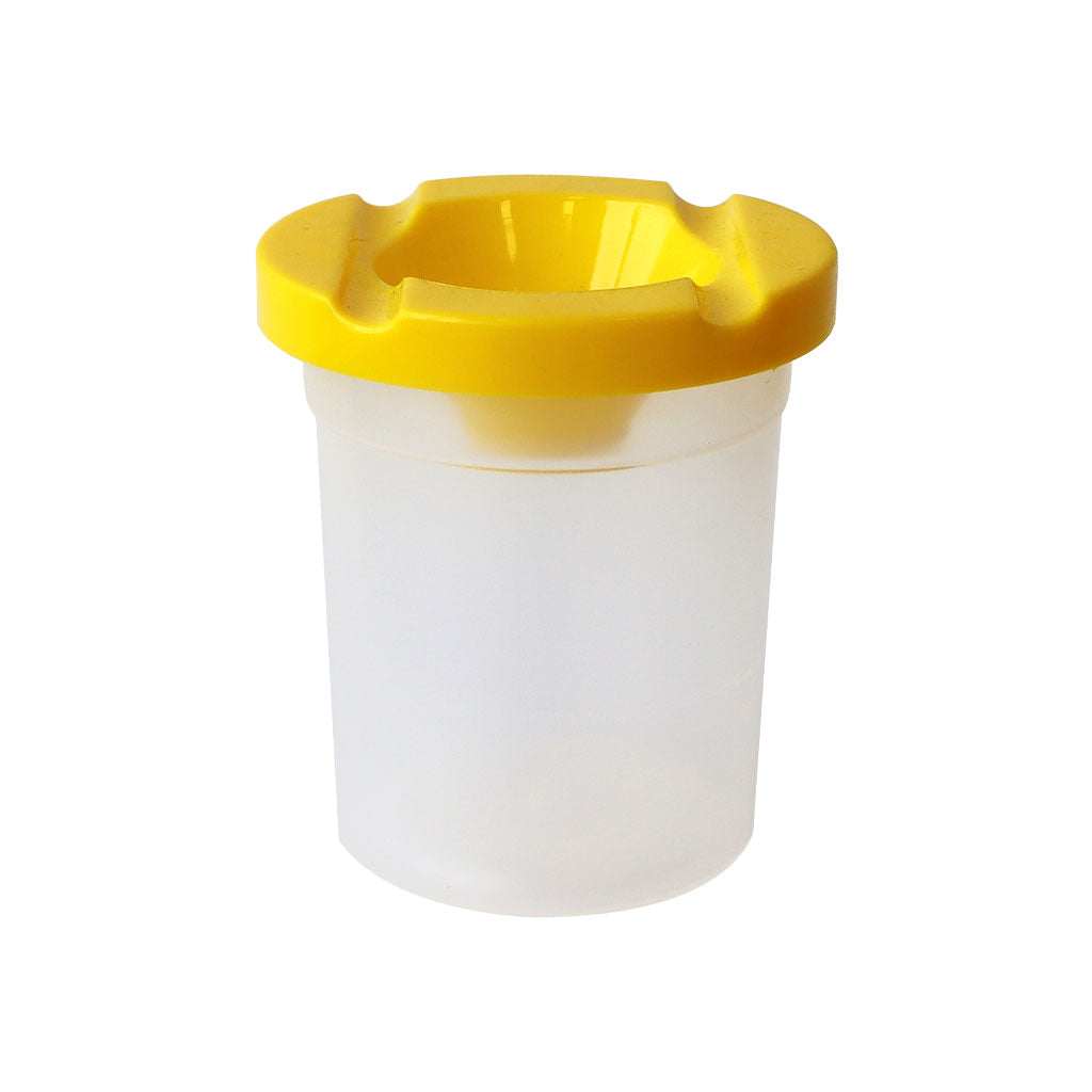 Paint Pot with Lid - Yellow - Educating Kids