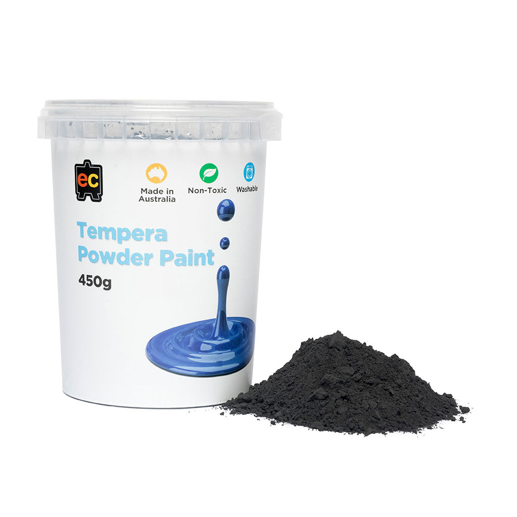 Tempera Powder - Black - 450gm - Educating Kids