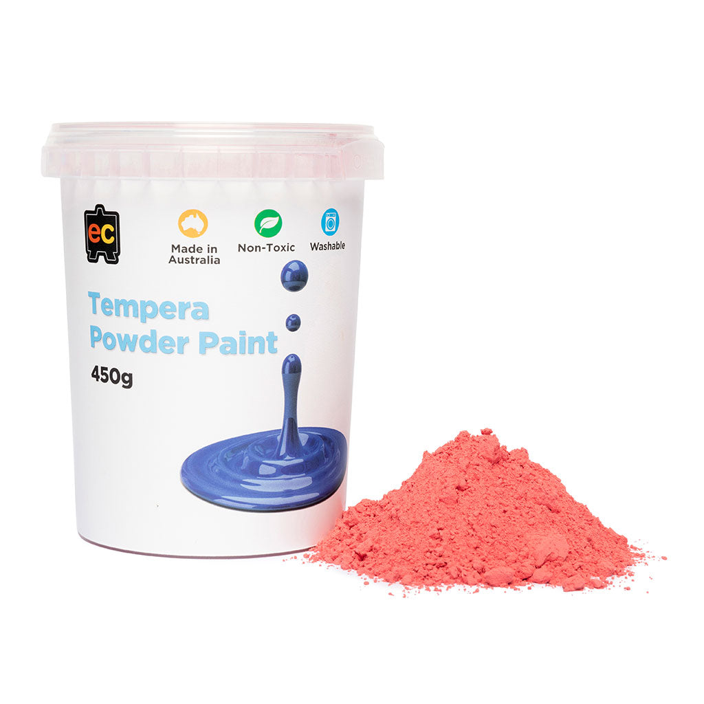 Tempera Powder - Red - 450gm - Educating Kids