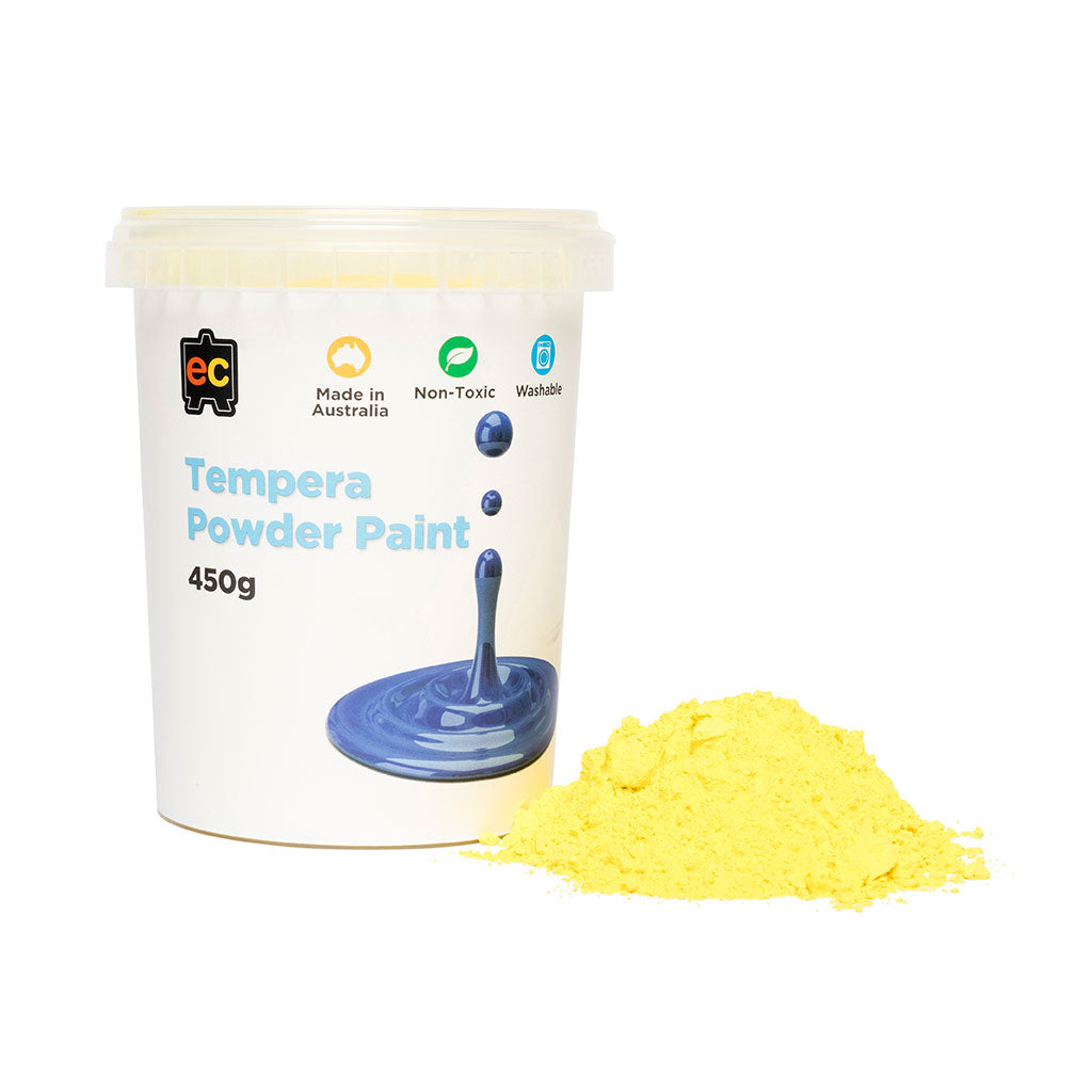 Tempera Powder - Yellow - 450gm - Educating Kids