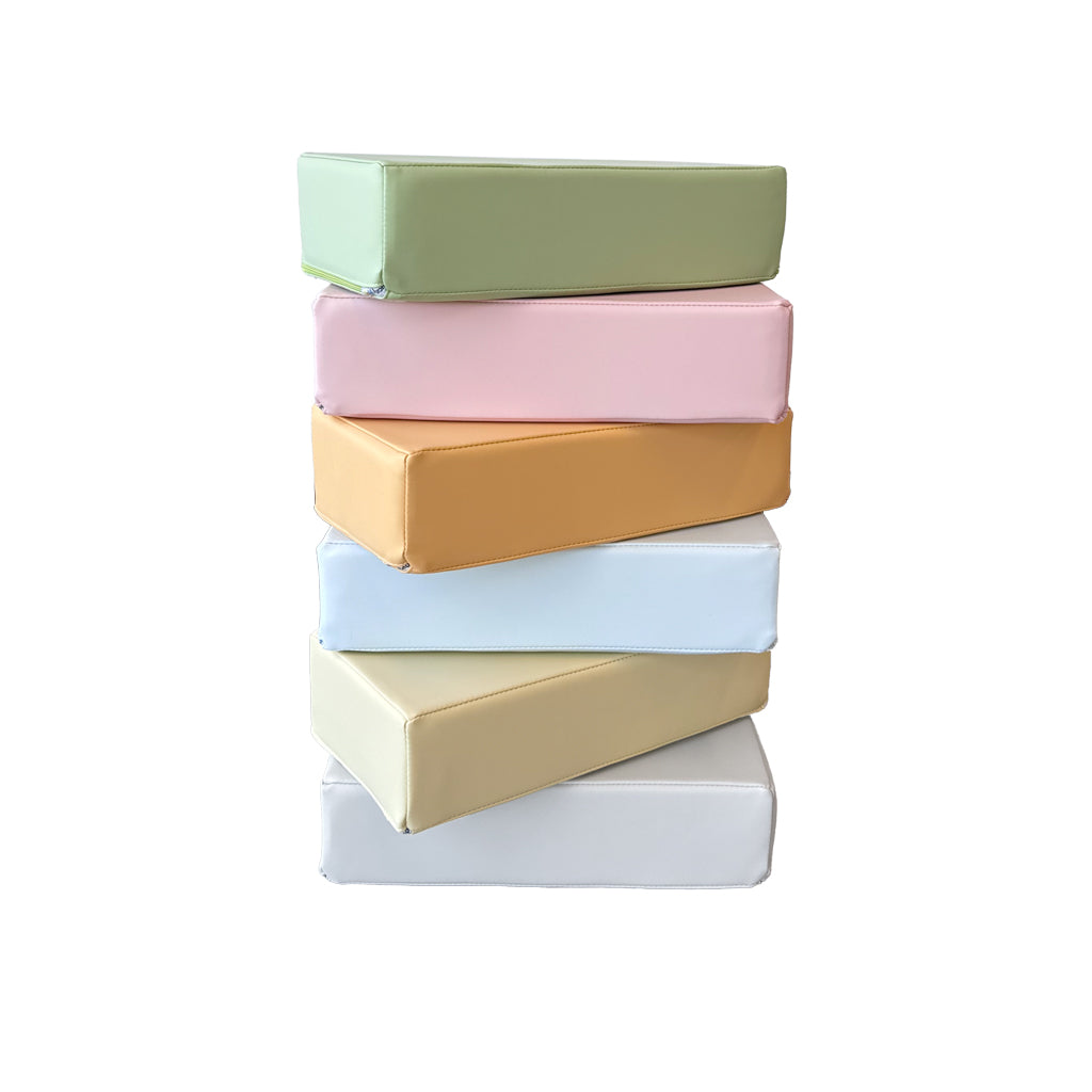 Rectangle Soft Blocks Pastel – 12pc