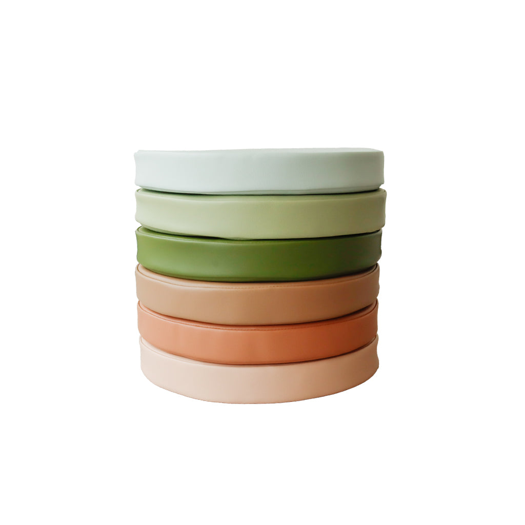 Round Floor Cushions Earth 35 cm – 6pc - Educating Kids