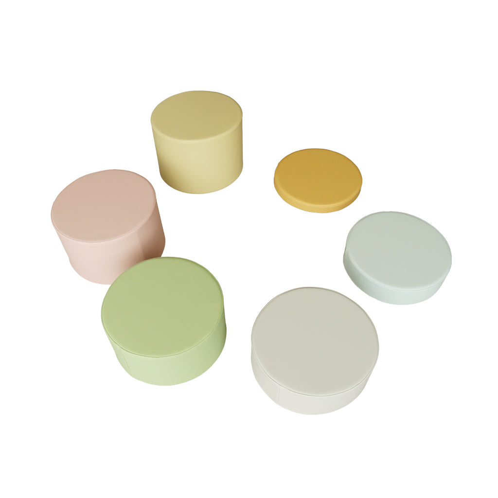 Stepping Stones Pastel – 6pc - Educating Kids