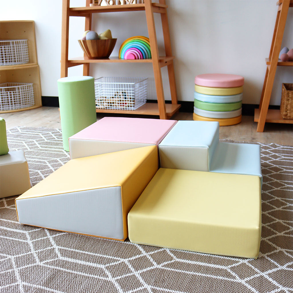 Toddler Soft Obstacle Course Pastel – 5pc