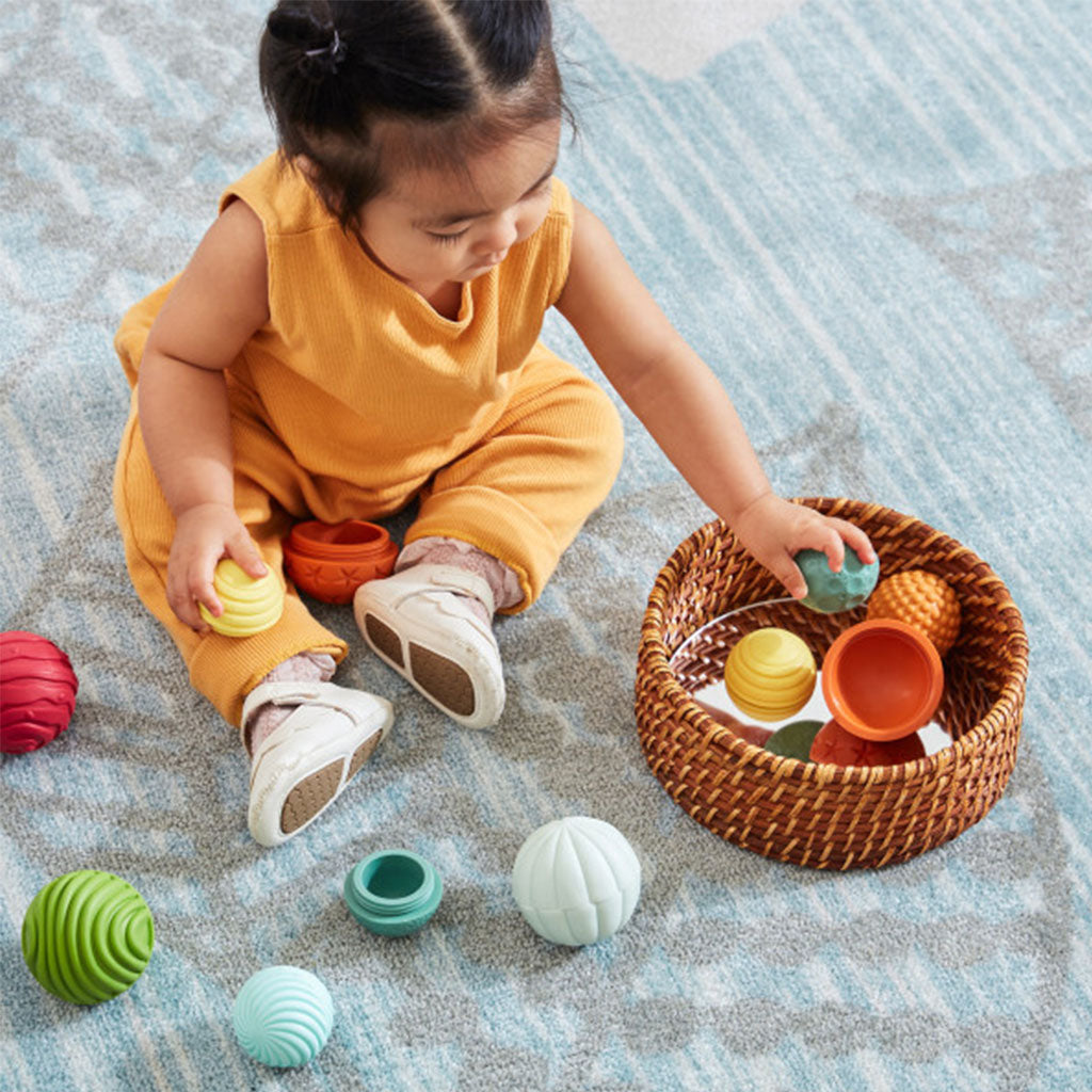 Sensory play with new textured mix & match balls