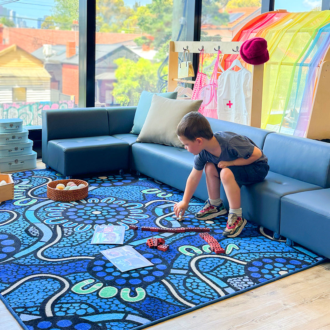 Calming Blue Hues for Learning Environments