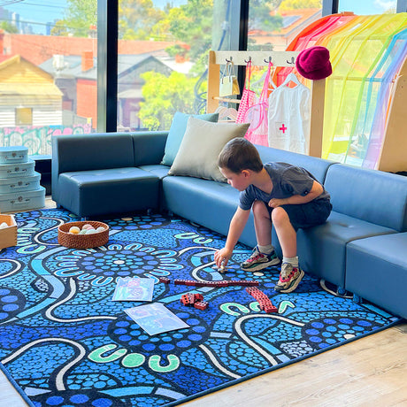 Calming Blue Hues for Learning Environments