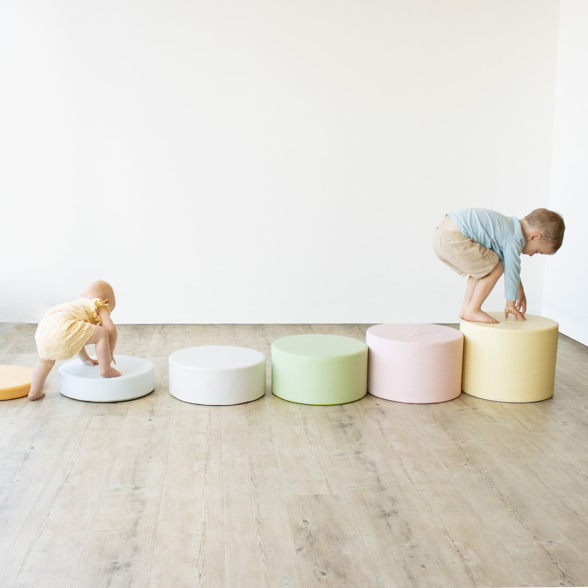 STEP, PLAY, GROW | Pastel Stepping Stones
