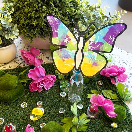 Crepe Paper Butterfly Craft