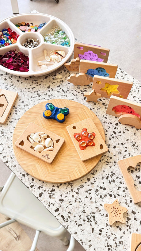 Sensory Play Little Looking Shapes