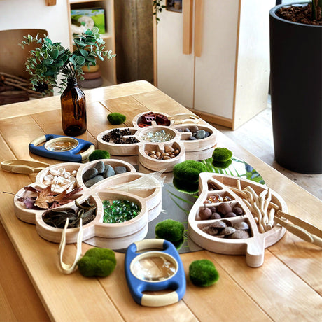 Loose Parts Play with Organic Trays