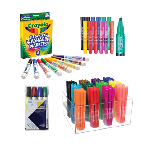 Coloured Markers & Whiteboard Markers