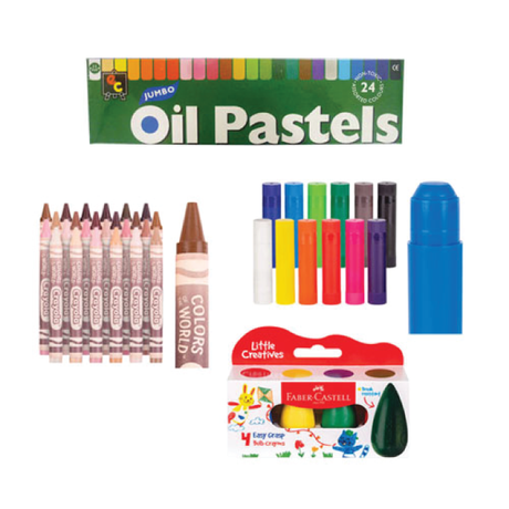 Crayons & Oil Pastels