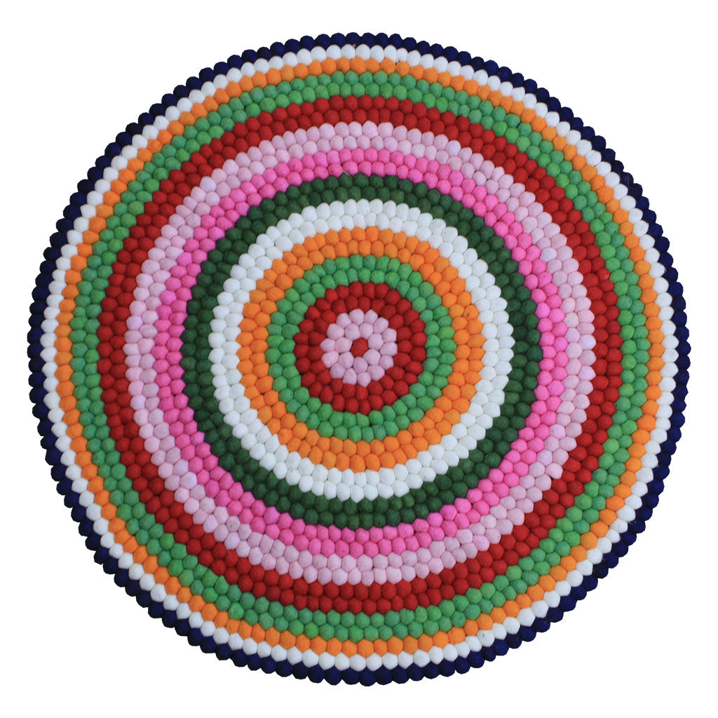 Felt Ball Mat 90cm - Nana
