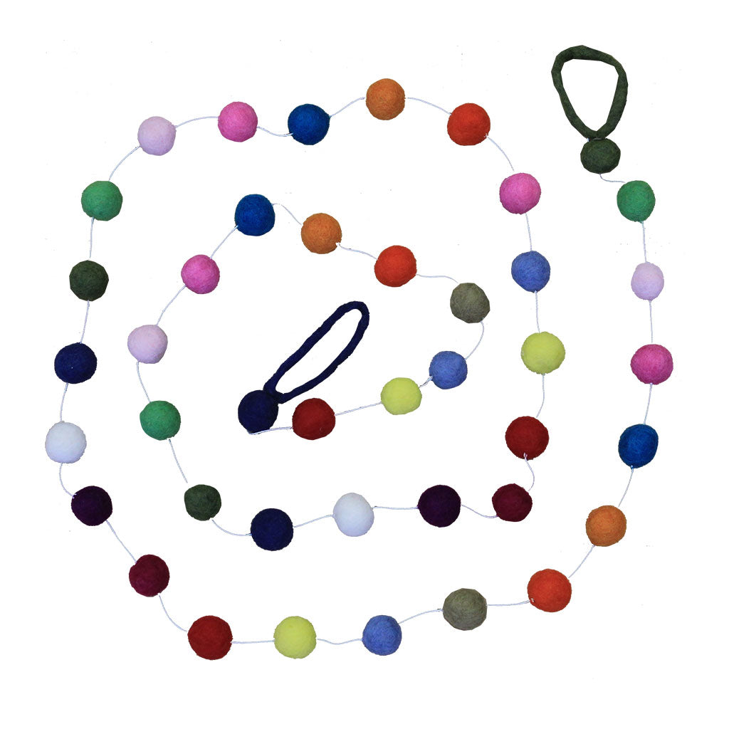 Felt Ball Bunting - Freckle