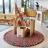 Felt Ball Mat 1.5m - Freckle