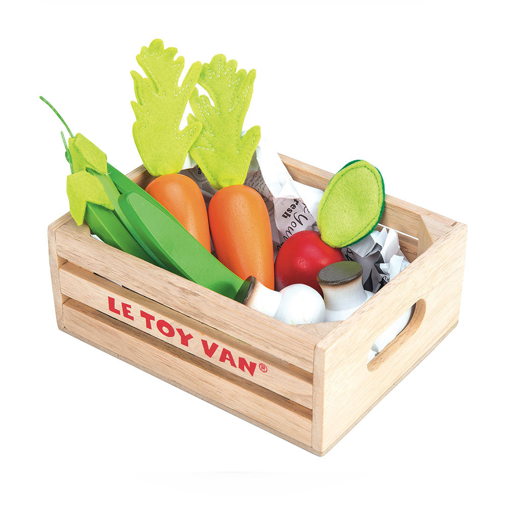 Wooden Harvest Veggies