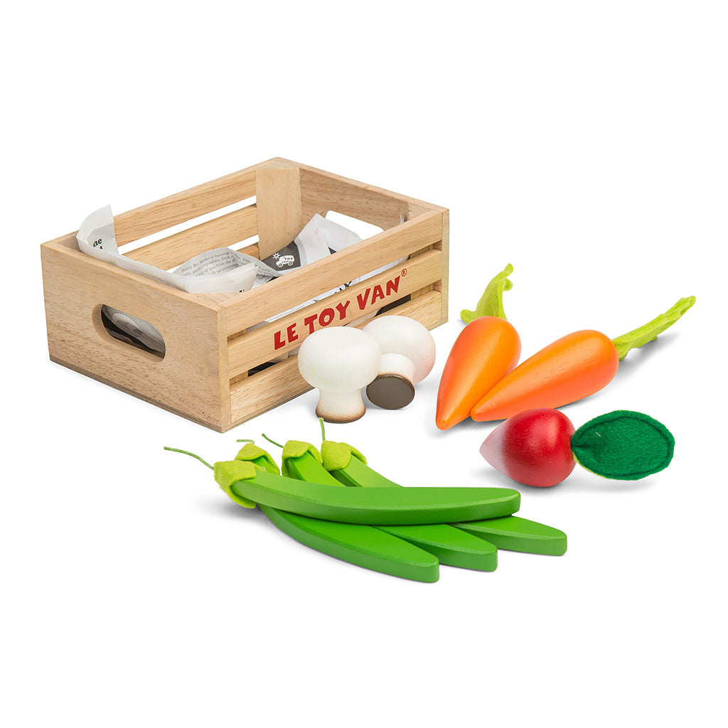 Wooden Harvest Veggies