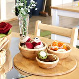 Bamboo Nesting Bowls - Set of 3 - Educating Kids