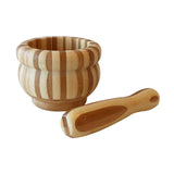 Bamboo Mortar & Pestle