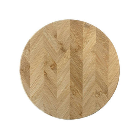 Bamboo Round Chopping Board - 30cm - Educating Kids