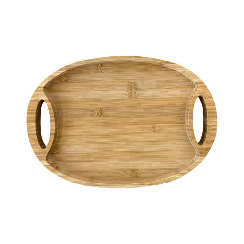 Bamboo Oval Tray - 40cm - Educating Kids