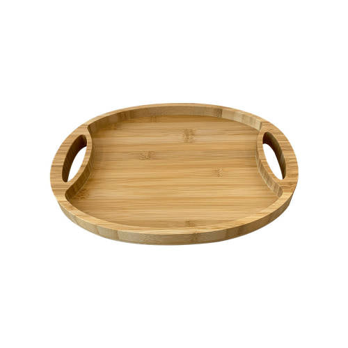 Bamboo Oval Tray - 40cm - Educating Kids