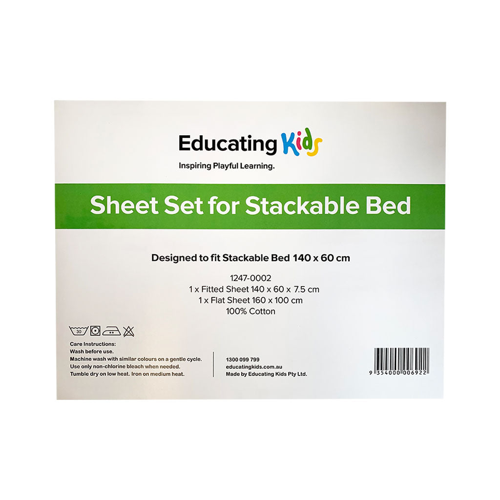 Sheet Set For Child Stackable Bed