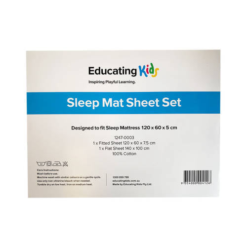 Sheet Set For Sleep Mat - Educating Kids