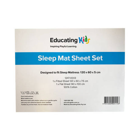 Sheet Set For Sleep Mat - Educating Kids